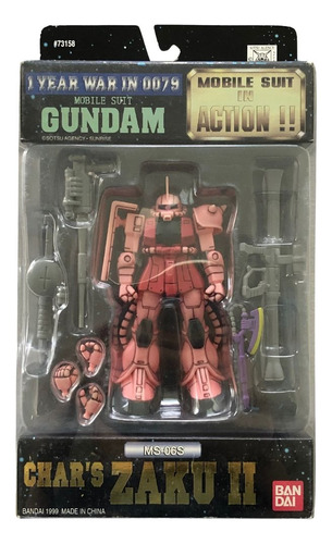 Gundam Chars Zaku Ii Bandai Mobile Suit In Action 1 Year War