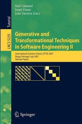 Libro Generative And Transformational Techniques In Softw...