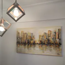 Comprar Cuadros Modernos Abstractos P Living Pintados A Mano Nordico