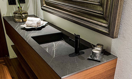 Imagen 5 de 10 de Mesones Mármol Granito Cuarzo Silestone Piedra Corian Cocina