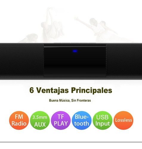Barra Sonido Teatro En Casa Bluetooth Soundbar