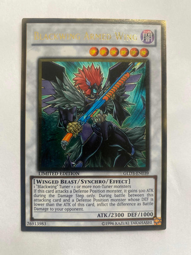 Blackwing Armed Wing Ultra Yugioh