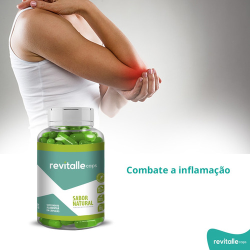 Kit 2 Revitallecaps 500mg 120 Cápsulas