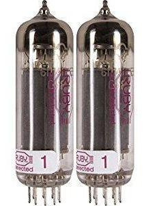Ruby Tubes El84 Matched Pair - Nuevos - En Stock