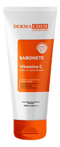Kit Limpeza Facial Skincare Vitamina C Dermachem 3 Itens