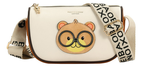 Bolso Bandolera Dama Bolsa Crossbody Lindo Patrón De Oso