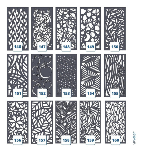 Imagen 5 de 8 de Chapa Decorativa Perforada 3000x1500x0,9 - Diseños Varios