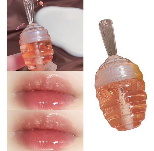 3 Aceite Labial Hidratante Bálsamo Labial Melocotón