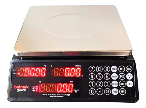 Balança Comercial Balmak Digital 33kg Quick 3 Em 1