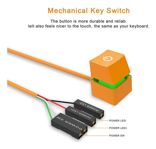 Botón De Interruptor Remoto Externo De Pc Para Salas De .