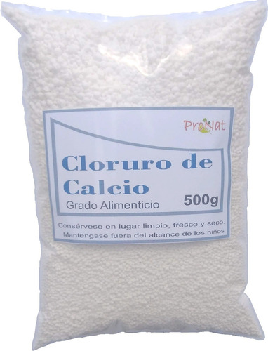 Cloruro De Calcio X 500g Grado Alimenticio