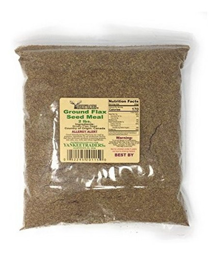 Yankee Traders Flax Seed, Ground, 2 Pound (pack Of 5)