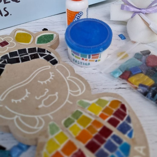 Kit Mosaico Pequeños Artistas Frida Kahlo