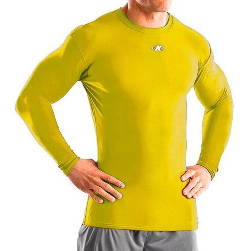 Camiseta Térmica Manga Larga Running De Hombre Knex Mvdsport