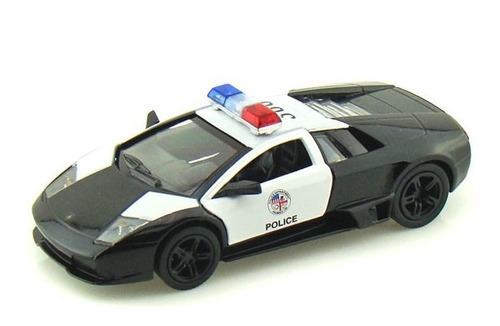 Perudiecast Kinsmart Lamborghini Lp-640-4 Police Escala 1:36