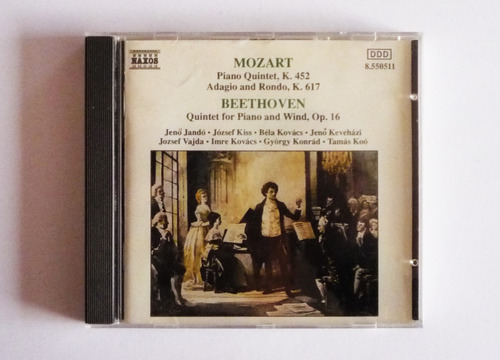 Mozart / Beethoven - Piano Quintet / Quintet For Piano - Cd
