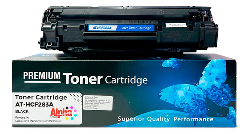 Toner Compatible Para Laser 83a M201 M125 M127 M225 283a Tinta Negro