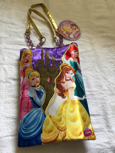 Imagen 6 de 9 de Bolsos Cartera Para Niñas Princesa Cenicienta Sirenita Bella
