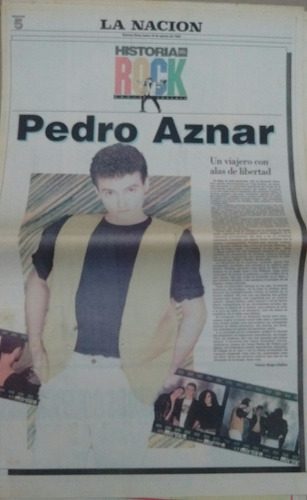 Suplemento La Nación Historia Rock 08/1993 P Aznar Calamaro