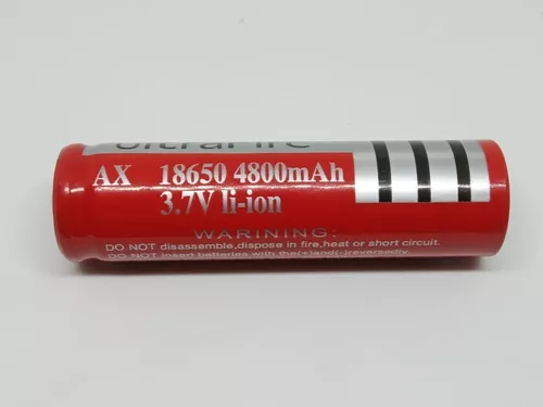 Batería Recargable AX UitraFlrc 18650 3.7V 4800mAh Li-Ion