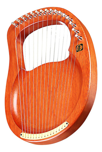 Bolsa Para Afinar Cuerdas Lyre Harp Wood Carry, Caoba