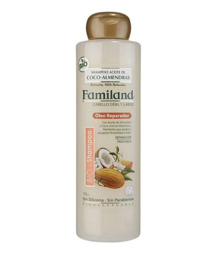  Shampoo Familand 750ml Coco Almendras Bio