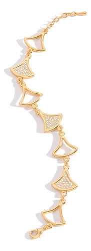 Pulsera Nice En Con 7 Dijes En Forma De Triángulo