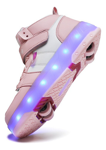 Led/4 Ruedas Desmontables, Patines High Roller Mujer