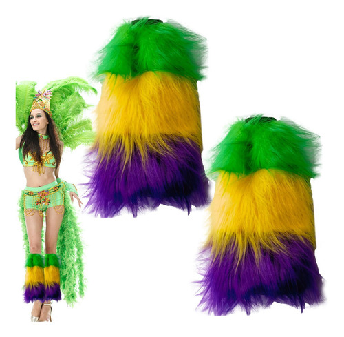 Calentadores De Piernas Peludos 1 Par De Fundas Para Calenta