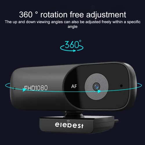 Black C90 4k Auto Focus Hd Computer Camera