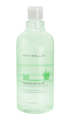 Tónico Facial Aloe Vera Hidratante Max Belle 500ml