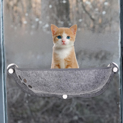 Hamaca Para Gato, Montada En La Ventana, Para Coche, Cojín