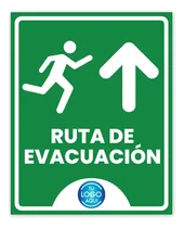 Comprar Señalamiento Personalizado 20x25cm Ruta De Evacuación N