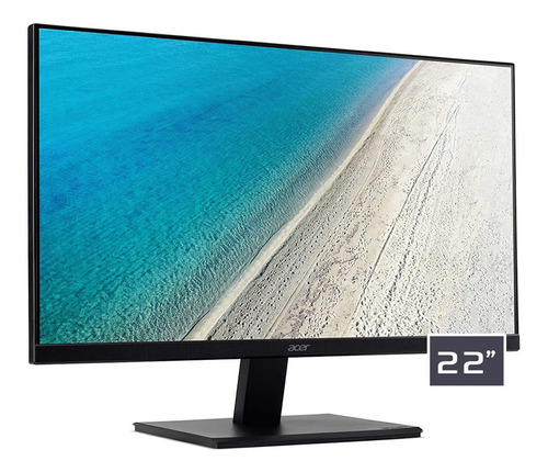 Monitor Acer 22  Full Hd V227q Bbi 4ms Vga - Hdmi