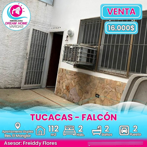 Apartamento Duplex En Venta Res. El Manglar, Tucacas  Falcón 