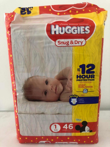 Pañal Deséchame Huggies De 4 A 6 Kg 46 Unidades