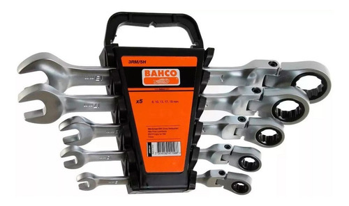 Set Juego Llave Crique 5 Piezas Bahco Combinadas Articulada
