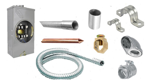 Kit Acometida Trifasico Básico Industrial 220v Cfe