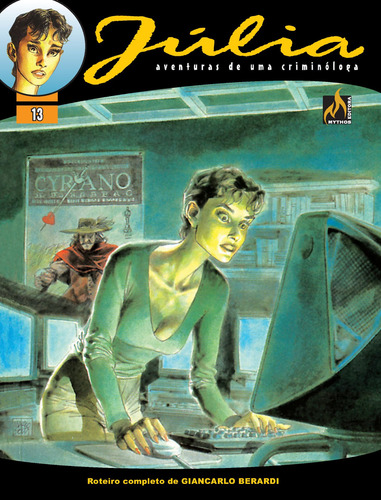 Júlia - Vol. 13: Poesia mortal, de Berardi, Giancarlo. Série Júlia - Formato Italiano (13), vol. 13. Editora Edições Mythos Eireli,Sergio Bonelli Editore, capa mole em português, 2020