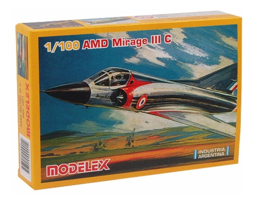 Avion Amd Mirage Iii C 1/100maqueta Marca Modelex