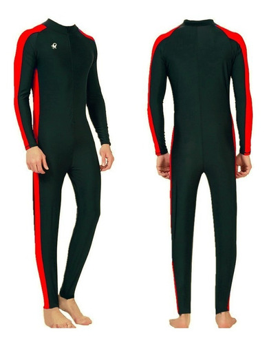 Traje De Natacion Completo Hombre Wetsuit Lycra Protec Uv