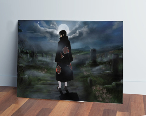 Cuadro Naruto, Itachi Uchiha 13 30x40 Mdf Memoestampados