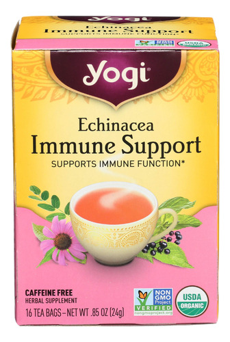 Yogi Tea, Echinacea - Soporte Inmunologico, 16 Unidades