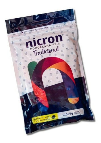 Porcelana Fría Nicron 500gr Blanca