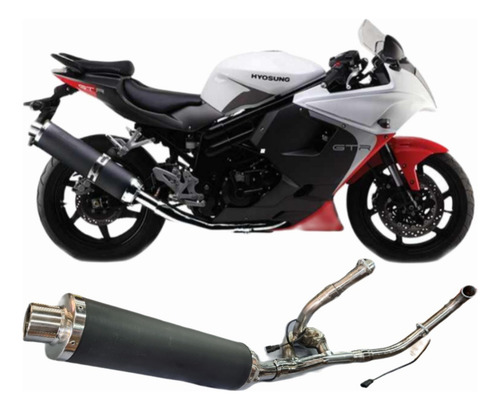 Caño Escape Silenciador Completo Hyosung Gt 650 R Original!