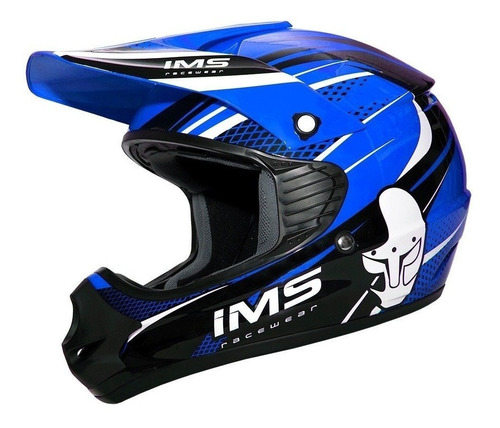 Capacete Ims Start Azul Motocross Oferta Promoção 2019