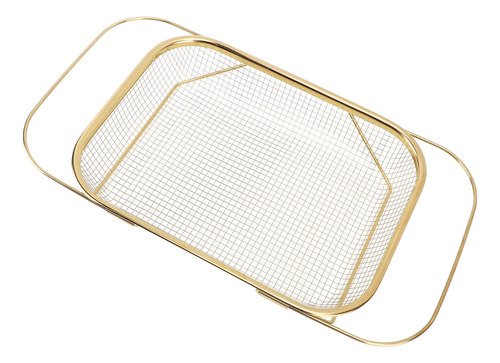 Cesta Coladora De Acero Inoxidable Golden Over The Sink