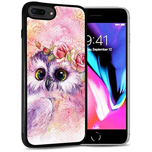 Funda Para iPhone 8 Plus iPhone 7 Plus Hot12417 Cute Owl Dur