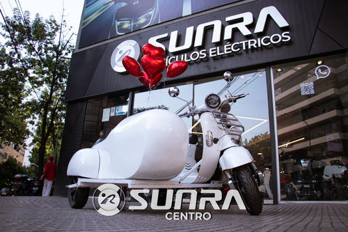 Imagen 1 de 21 de Moto Electrica Vintage + Sidecar / Unico En Sunra Centro / A