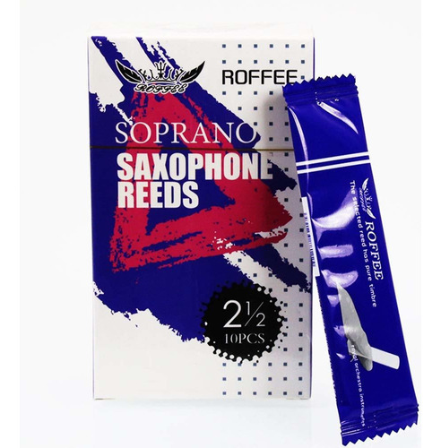 Roffee Soprano Saxofón S Fuerza 2.0/2.5/3.0 10 Piezas/caj
